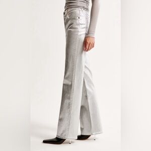 Abercrombie & Fitch Silver Women Jeans